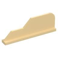 Tail 8 x 1 with Stepped Fin em Bege