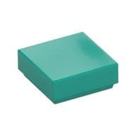 Tile 1 x 1 with Groove em Turquesa escuro