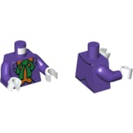 Torso Jacket, Orange Shirt, Green Bow Print (The Joker), Dark Purple Arms, White Hands