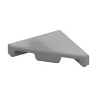 Tile 45° Cut 2 x 2 (Triangle) em Cinza azulado claro