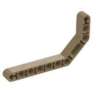 Technic Beam 1 x 11.5 Double Bent Thick em Bege escuro