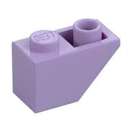 Brick Sloped Inverted 45° 2 x 1 em Lavanda