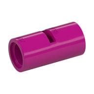 Technic Pin Connector Round [Slotted] em Magenta