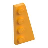 Wedge Plate 4 x 2 Right em Laranja vivo claro