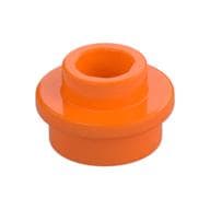 Plate Round 1 x 1 with Open Stud em Laranja