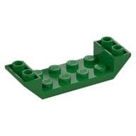 Brick Sloped Inverted 45° 6 x 2 Double with 2 x 4 Recessed em Verde