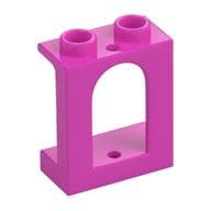 Window 1 x 2 x 2 Castle em Rosa escuro