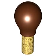 Musical Instrument Maracas with Reddish Brown Bulb (Potion Flask) Print