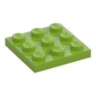 Plate 3 x 3 em Verde-limão
