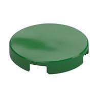 Tile Round 2 x 2 with Bottom Stud Holder em Verde