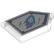 Tile Special 2 x 3 Pentagonal with Nexo Power Shield Print - Diamond Spear
