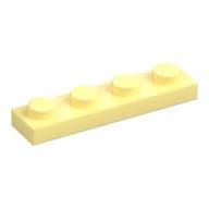 Plate 1 x 4 em Amarelo vivo claro