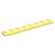 Plate 1 x 8 em Amarelo vivo claro