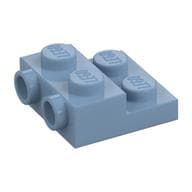 Plate Special 2 x 2 x 2/3 with Two Studs On Side and Two Raised [Solid Anti-stud] em Azul areia