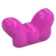Duplo Brick Special 1 x 2 Bow em Rosa escuro