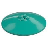 Dish 8 x 8 Inverted [Radar], Solid Studs, Squared Anti-stud Underside em Turquesa escuro