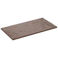 Tile 8 x 16 with Bottom Tubes em Marrom avermelhado