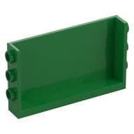 Panel 1 x 6 x 3 with Studs on Sides em Verde