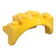 Wheel Arch, Mudguard 4 x 2 x 2 1/2 em Amarelo