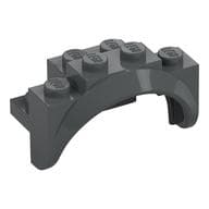 Wheel Arch, Mudguard 4 x 2 x 2 1/2 em Cinza azulado escuro