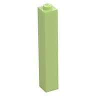 Brick 1 x 1 x 5 with Solid Stud em Verde amarelado