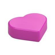 Tile 1 x 1 Heart em Rosa escuro