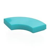 Tile 2 x 2 Curved, Macaroni em Celeste médio