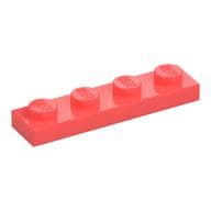 Plate 1 x 4 em Coral