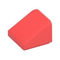 Brick Sloped 30° 1 x 1 x 2/3 (Cheese Slope) em Coral