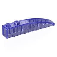 Brick Curved 6 x 1 em Roxo translúcido