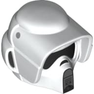 Helmet Scout Trooper, Dual Molded with Black and Light Gray Markings Print