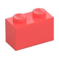Brick 1 x 2 em Coral