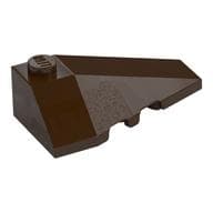 Brick Wedged, Sloped 4 x 2 Triple Right em Marrom escuro
