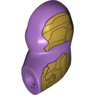 Bigfig Arm, Left with Pearl Gold Armour Print