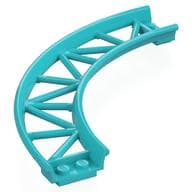 Vehicle Track, Roller Coaster, Curve em Celeste médio