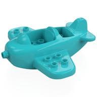 Duplo Airplane 12 x 10 x 4 em Celeste médio