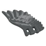 Creature Body Part, Wing 4 x 7 Right with Feathers and Handles for Clips em Cinza azulado escuro