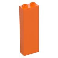 Brick 1 x 2 x 5 with Hollow Studs em Laranja