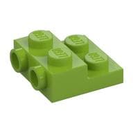 Plate Special 2 x 2 x 2/3 with Two Studs On Side and Two Raised [Solid Anti-stud]