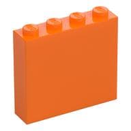 Brick 1 x 4 x 3 em Laranja