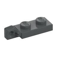 Hinge Plate 1 x 2 Locking with 1 Finger On End, without Groove em Cinza azulado escuro