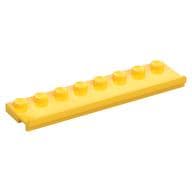 Plate Special 2 x 8 with Door Rail em Amarelo