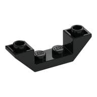 Brick Sloped Inverted 45° 4 x 1 Double with 1 x 2 Recessed