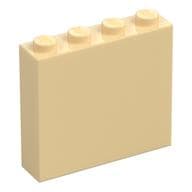 Brick 1 x 4 x 3 em Bege
