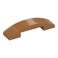 Brick Curved 4 x 1 Double, No Studs em Nougat médio