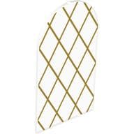 Glass for Frame 1 x 6 x 7 with Bow with Gold Diamond Pattern em Transparente