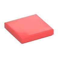 Tile 2 x 2 with Groove em Coral
