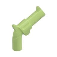 Weapon Gun / Pistol / Revolver Large Barrel, Long Grip em Verde amarelado