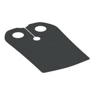 Neckwear Cape, Straight Side [Traditional Starched Fabric] em Cinza azulado escuro