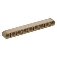 Technic Beam 1 x 9 Thick em Bege escuro